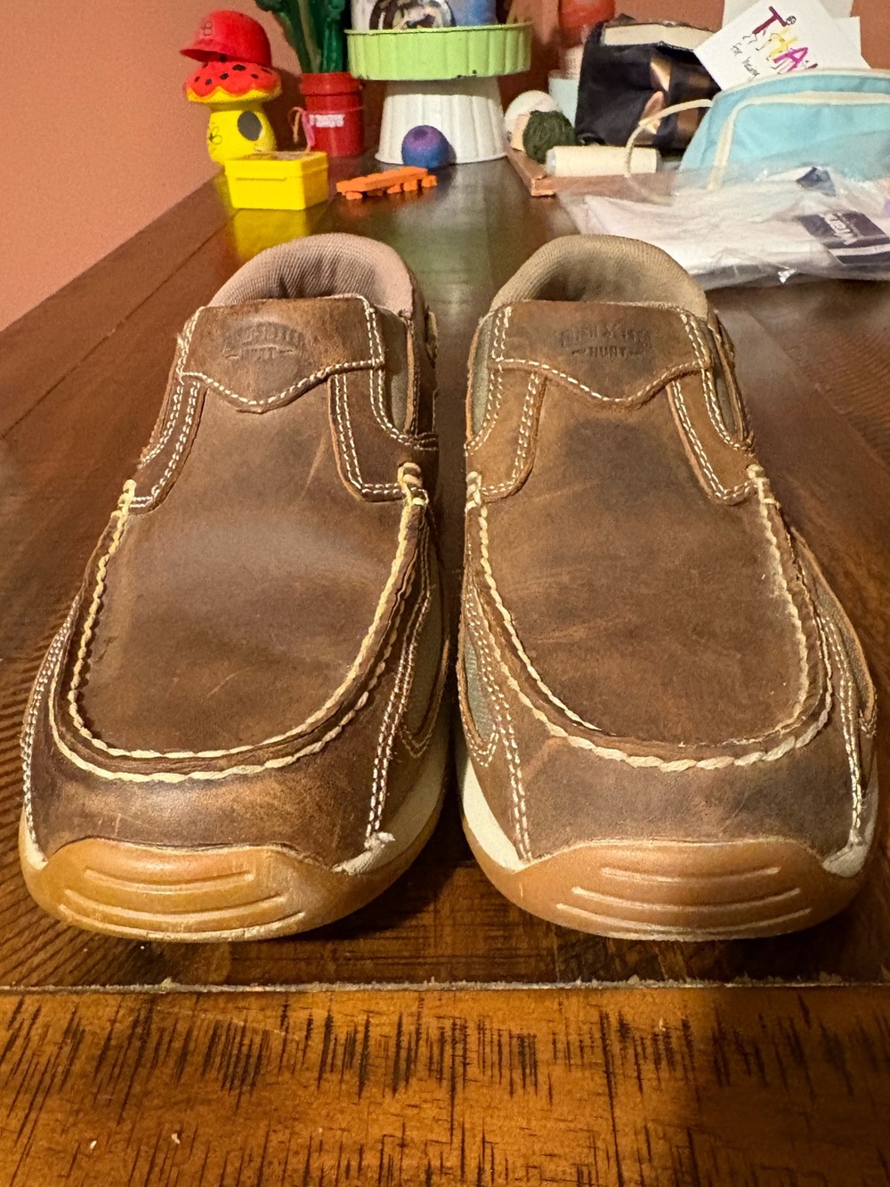 Men's Irish setter Brown Slip-On Leather Casual/boat Shoes